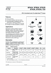 DataSheet BTB24-600CW pdf